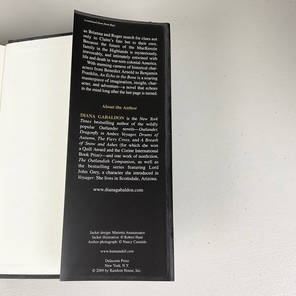 Diana Gabaldon An Echo in the Bone HC Book - Picture 4 of 11